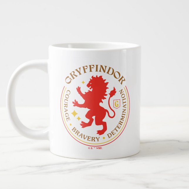 GRYFFINDOR™ Red Lion House Pride Abzeichen Jumbo-Tasse (Links)
