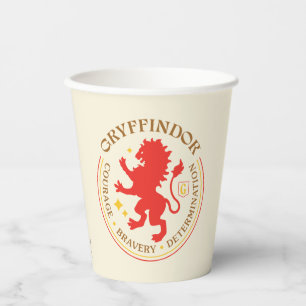 GRYFFINDOR™ Red Lion House Pride Abzeichen Pappbecher