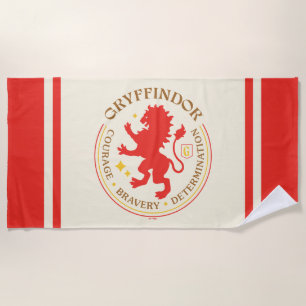GRYFFINDOR™ Red Lion House Pride Abzeichen Strandtuch