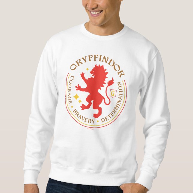GRYFFINDOR™ Red Lion House Pride Badge Sweatshirt (Vorderseite)
