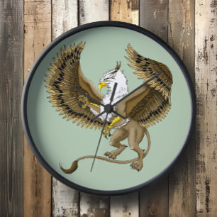 Gryphon Fantasy Greif Mythologie  Uhr