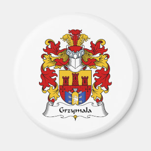 Grzymala Familienwappen Magnet
