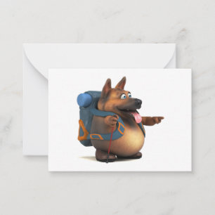 GS Backpacker Mitteilungskarte