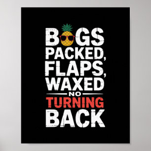 Gs Gepackte Klappen Gewachst Keine Umkehr Ck Reise Poster