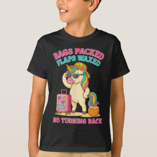 Gs Gepackte Klappen Gewachst Lustige Reise Reise M T-Shirt