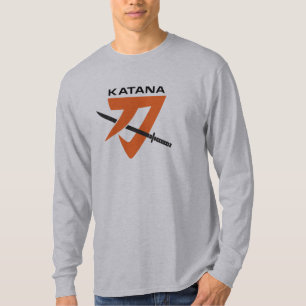 GS Katana Langarm Vintage Motorrad-Shirt T-Shirt