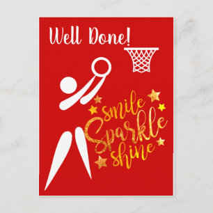 GS Player als gut getan Netball Postkarte