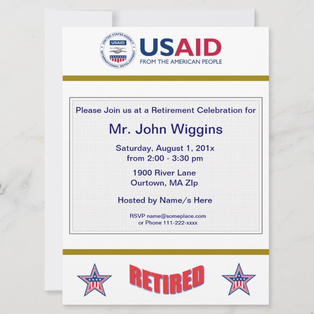 GSA-Einladung zur Rückführung Einladung (Vorderseite)