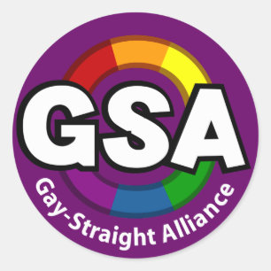 GSA ToonB runder dunkler Aufkleber