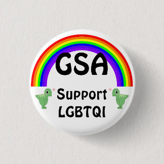 GSA Unterstützung LGBTQI Button