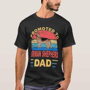 GSD001 - Förderung für deutschen Schäferhund-Vater T-Shirt
