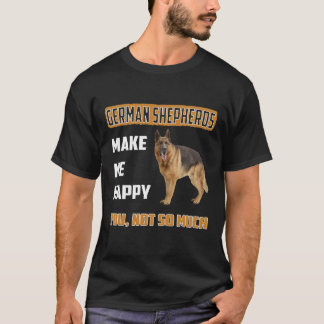 GSD013 - Deutsche Hirten machen mich glücklich, da T-Shirt