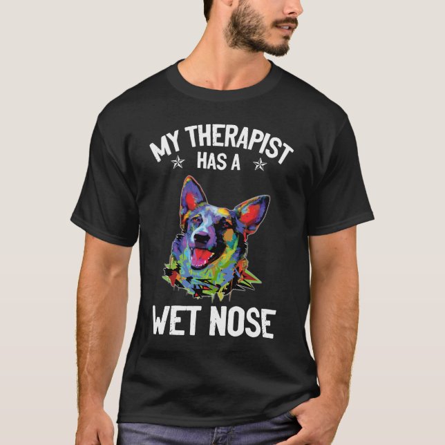GSD038 - Mein Therapeut hat eine Nase T-Shirt (Vorderseite)