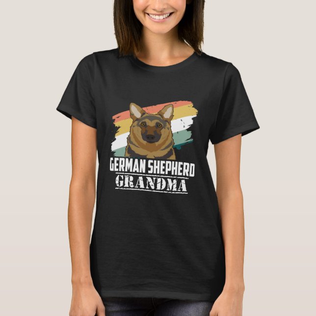 GSD116 - Deutsche Schäfergranma T-Shirt (Vorderseite)