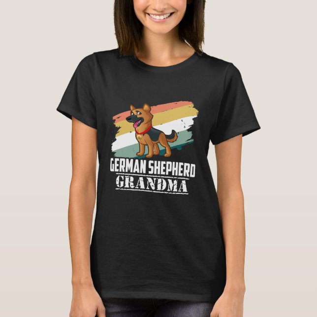GSD119 - Deutsche Schäfergranma T-Shirt (Vorderseite)