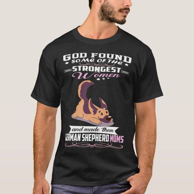 GSD122 - Die Mama der deutschen Hirten fand einige T-Shirt (Vorderseite)