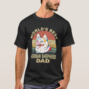 GSD134 - Bester Deutscher Schäferhund-Vater der We T-Shirt