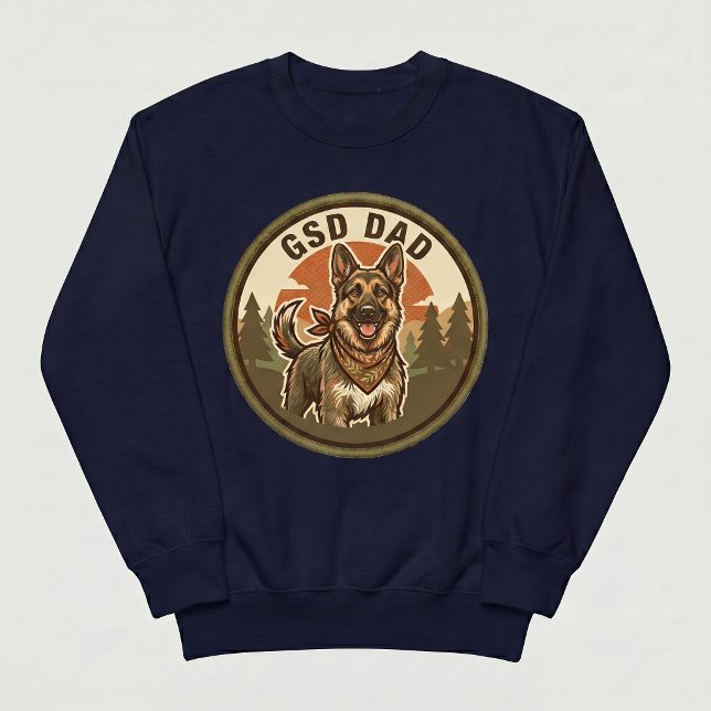 GSD Dad Crewneck Sweatshirt | Geschenk für Deutsch (Von Creator hochgeladen)