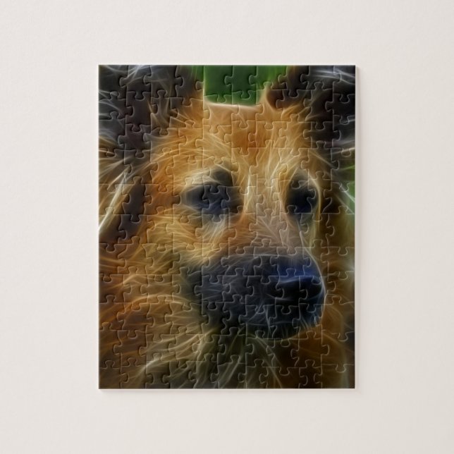 GSD German Shepherd pic Puzzle (Vertikal)