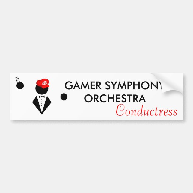 GSO Conductress-Autoaufkleber Autoaufkleber (Vorne)