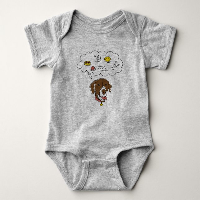 Gsp-Gedanken-Baby-Jersey-Bodysuit Baby Strampler (Vorderseite)