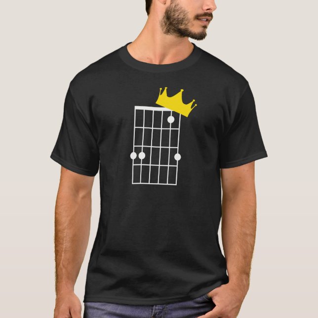 Gsus Crown (Jesus Christus ist König) Gitarrenchor T-Shirt (Vorderseite)