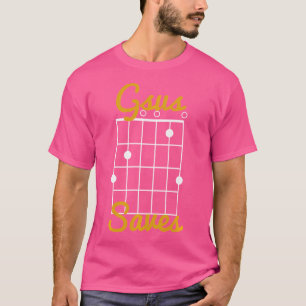 Gsus Rette - Jesus Funny Christlich Guitar Player T-Shirt