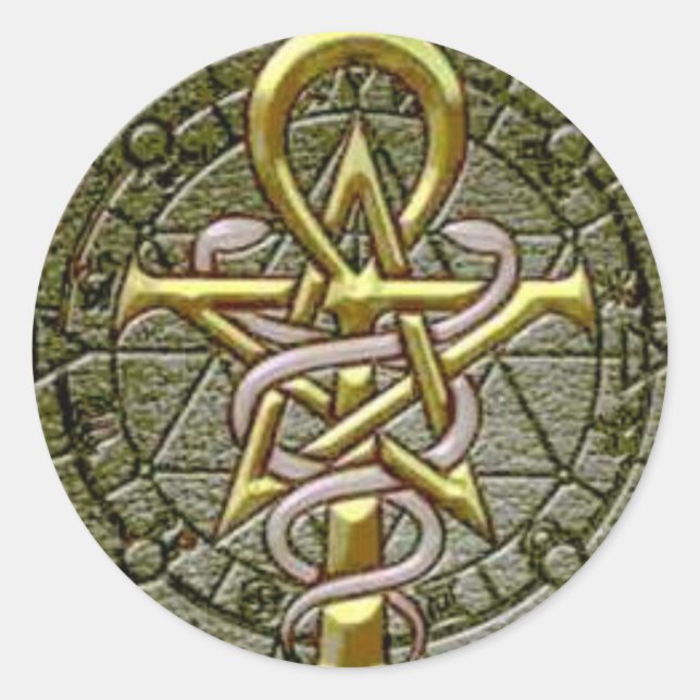 GSW runde Logo-Aufkleber Runder Aufkleber (Vorderseite)