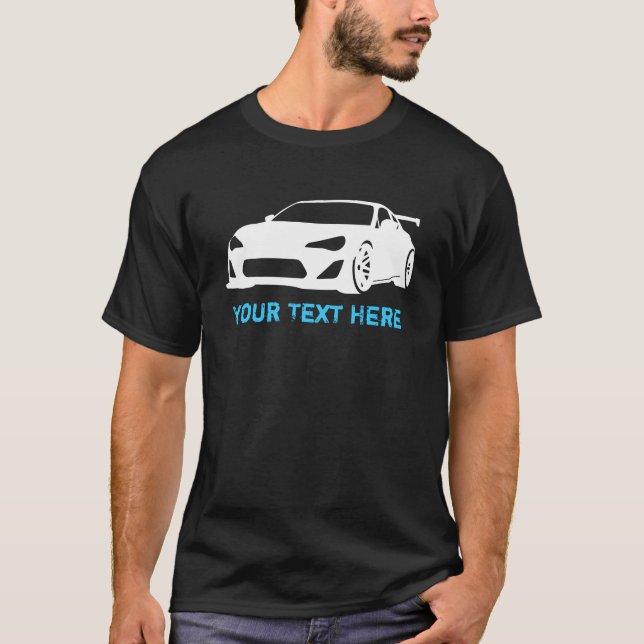 GT86 + Ihr Text T-Shirt (Vorderseite)