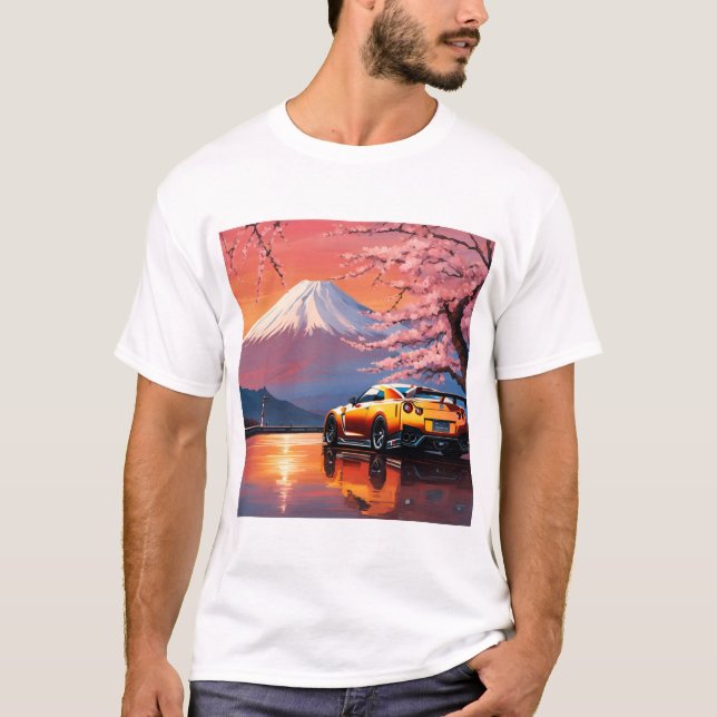 GT-R nissan japanese car  japan T-Shirt (Vorderseite)