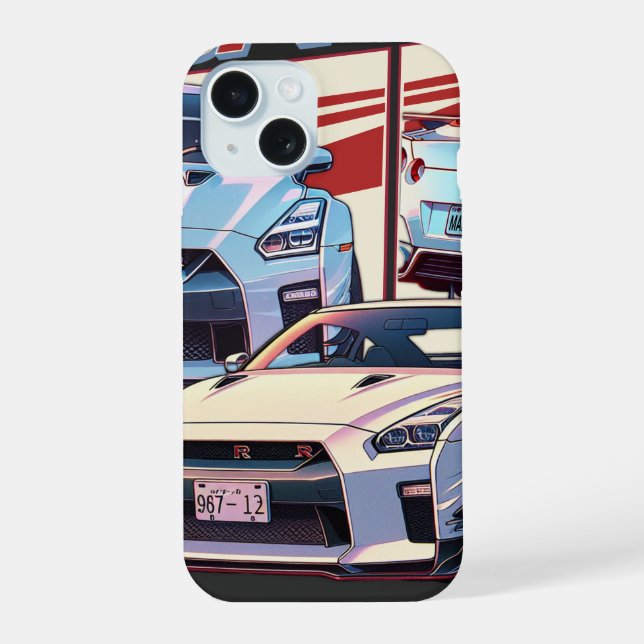 GT-R STREET LEGEND iPhone 15 HÜLLE (Rückseite)