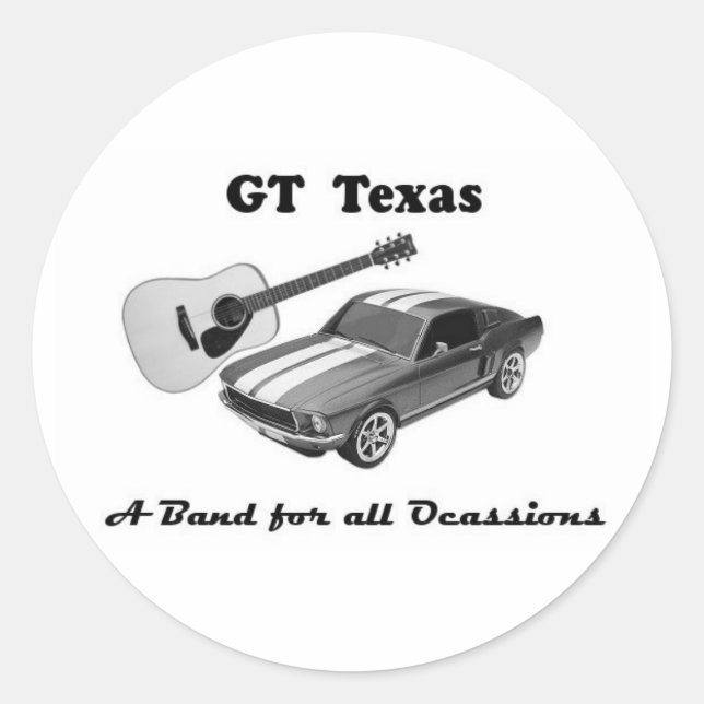 GT Texas Stickers (Vorderseite)