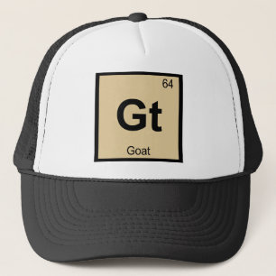Gt - Ziegenfleisch Chemie Periodensystem Symbol Truckerkappe