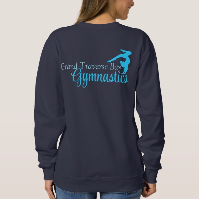GTbay Gymnastik Crewneck *Dunkles Design* Sweatshirt (Rückseite)