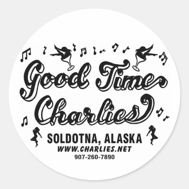 GTC Round-Aufkleber Runder Aufkleber (Vorderseite)