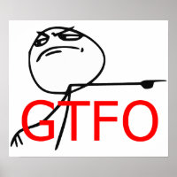 GTFO-Typ Rage Comic Meme entfernen