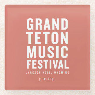 GTMF-Logo-Untersetzer Glasuntersetzer