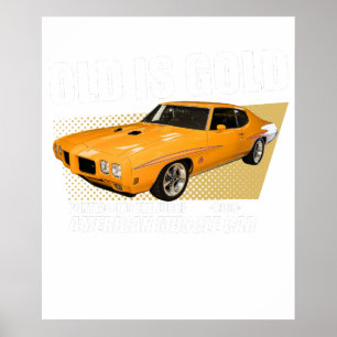 GTO The Judge Amerikanischer Muscle Car 3 Poster