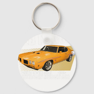 GTO The Judge Amerikanischer Muscle Car 3 Schlüsselanhänger
