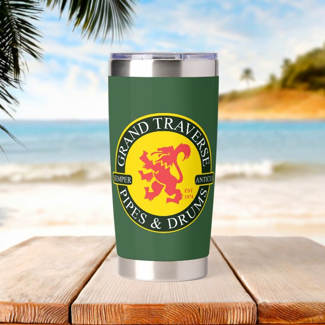 GTPD-Logo-Getränkethermobecher Thermobecher (Strand (gedreht))