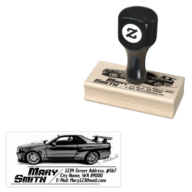 GTR BNR34 GUMMISTEMPEL (Stempel)