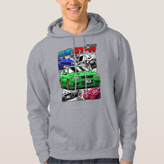 Gtr T-ShirtJDM Legend Nissan Skyline GTR R34 Hoodie
