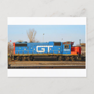 GTW 5849 Locomotive Motor CN Stuart Yard Hamilton Postkarte