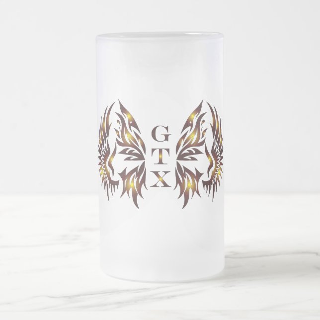 GTX Bierglas Mattglas Bierglas (Mittel)