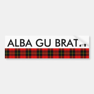 GU Brath Schottland für immer Wallace Tartan alba Autoaufkleber