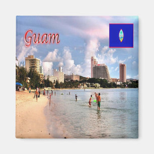 GU - Guam - Tumon Beach Magnet