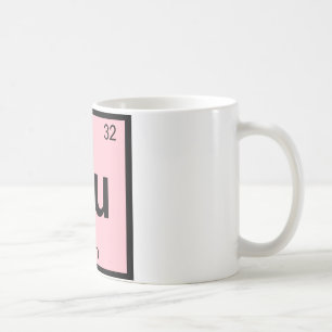 Gu - Gum Chemistry Periodic Table Symbol Tasse