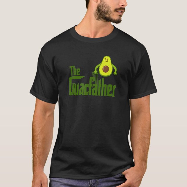 Guac Father Funny Guacamole Avocado Lover Geschenk T-Shirt (Vorderseite)