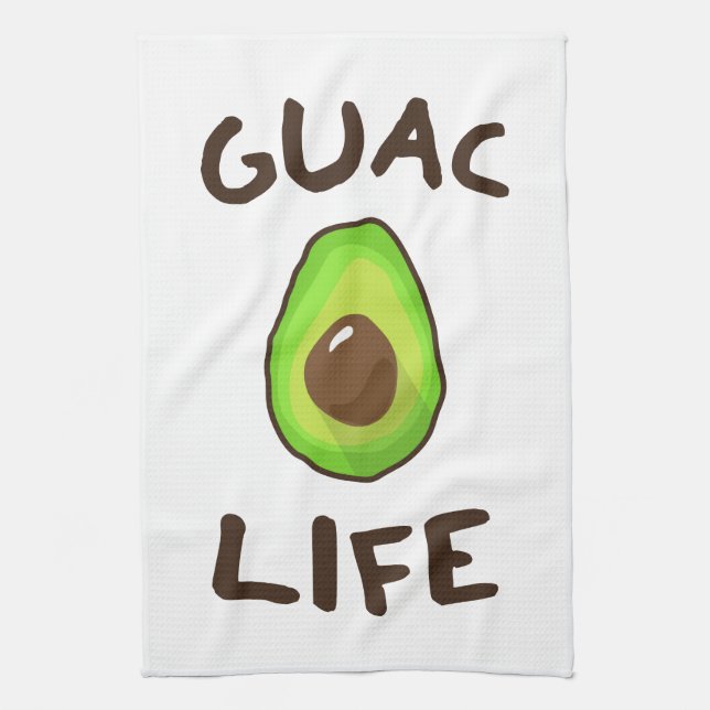 GUAC (Guacamole) LEBEN Handtuch (Vertikal)