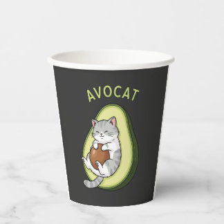 Guac Meow Mode Pappbecher